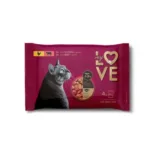 My Love Multipack Γάτας με Κοτόπουλο & Βοδινό σε Σάλτσα 4x85gr