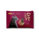 My Love Multipack Γάτας με Κοτόπουλο & Γαλαπούλα 4x85gr